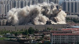 Demolition and Building FAILS | Most Amazing Building Demolitions Ever #shorts