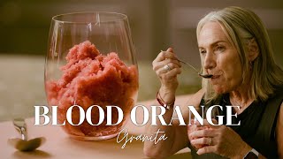 Blood Orange Campari Soda Granita: A Bittersweet Boost to Your Summer | Walking up an Appetite Bonus