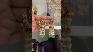 Peacock earrings//jumkas//latest designs//one gram gold jumkas//Order no:-8121794588.