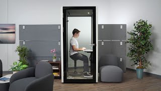 OnePod Office Phone Booth: A Premium Noise & Privacy solution | UPLIFT Desk