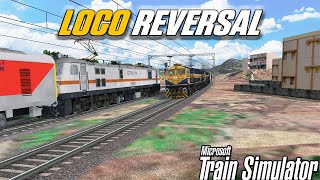 WAP 7 Reversal at Vijaywada Junction! 🚂 | 18503 Vizag to Shirdi Weekly Express | IR-MSTS Action