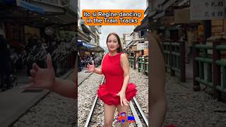 Regine Tolentino Ito Dancing in the Train Tracks #shorts #reginetolentino #viralvideo