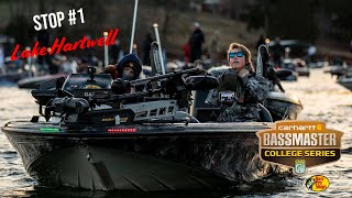 2021 Lake Hartwell | College B.A.S.S. Stop #1 | Catching Fish With Livescope