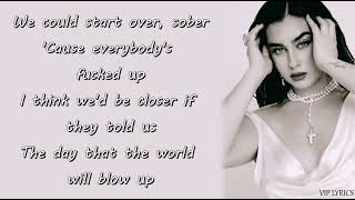 Lauren Jauregui - The Day The World Blows Up (Lyrics)