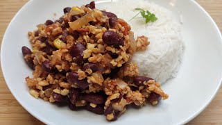 Leckeres Chilli con carne / einfach zu machen #einfacherezepte #chilliconcarne