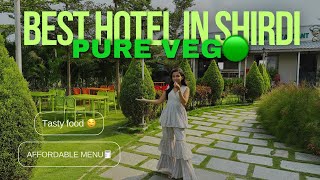 BEST Hotel in Shirdi | PURE VEG🟢 QUALITY FOOD at AFFORDABLE PRICES | Bansuri Shirdi | Life & Leisure