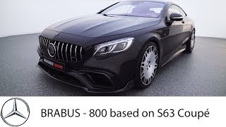 S63 Coupé BRABUS - 800 | 588 kW / 800 hp