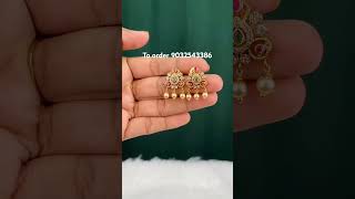 price : 340/- plus shipping#onegramgoldjewellery#studs#beadsjewellery#jewelleryimitationjewellery