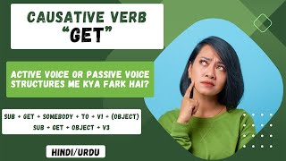 "Get" Someone Confused? Master Causative Verb "Get" (Active vs. Passive Voice!)