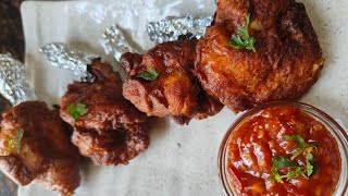 मैदा आणि कॉर्नफ्लॉवर न वापरता बनवा कुरकुरीत चिकन लॉलीपॉप... crispy chicken lollipop..