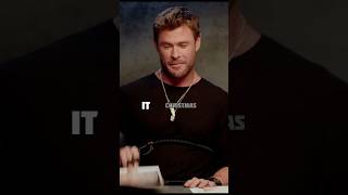 Chris Hemsworth talks about Jason Momoa while hooked up in Liedetector😅#shorts #thor #chrishamsworth