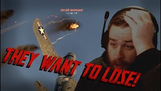 My TEAM doesn't WANT to WIN !!! War thunder