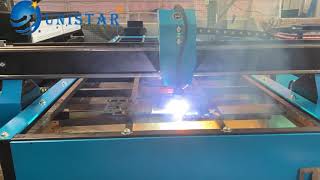 Jinan UNISTAR 2m*6m metal cnc plasma cutting  20mm steel