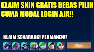 EVENT SKIN GRATIS BEBAS PILIH CUMA MODAL LOGIN! - MOBILE LEGENDS