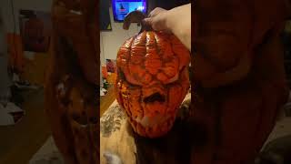 Halloween rotten pumpkin at from Home Depot