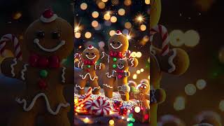 Dancing Gingerbread Family Spreading Holiday Cheer