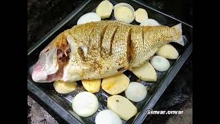 Cooking fish in the forest way|Cooking fish in a strange way