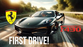 FERRARI F430! First Drive, First Impressions + STARTING the ADVENTURE back to CANADA!