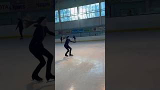 тгк: ⛸️Viktory⛸️ Учу 1А#figureskating #iceskating #фигурноекатание