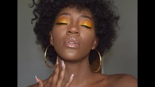 YELLOW Eye Shadow Talk-Through Makeup Tutorial