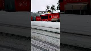 🏍️Adventure ride during snowfall😨