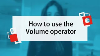 How to use the Volume operator? - SensoVIEW