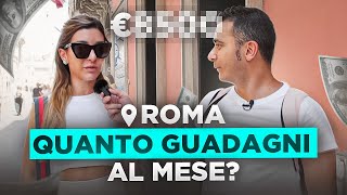 Quanto GUADAGNANO gli italiani ? Stipendi vs costi (ROMA)