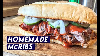 The Best Ever Homemade McRibs || Reinventing The Meal