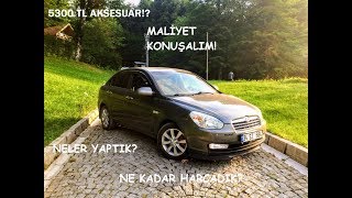 5300 TL AKSESUAR!? / Accent Era'ya Yapılabilecek Aksesuarlar / SZ 584