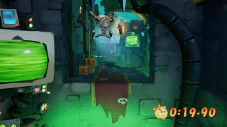 Crash 4 - Cortex Castle Platinum (1:32.18) TIME Trial