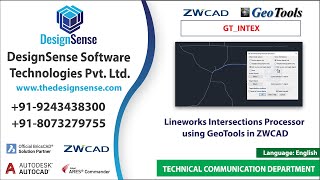 Map network intersection cleanup in ZWCAD using GeoTools (Topology tool)