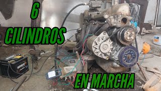 Motor 187-4B En marcha + Nuevo flexible para el Fiat 600