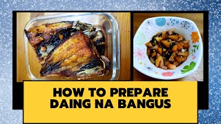 Daing na Bangus (Marinated Milk Fish)