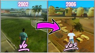 GTA Vice City vs GTA Vice City Stories MAP COMPARISON