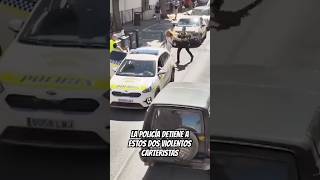 La policía detiene a estos dos violentos carteristas