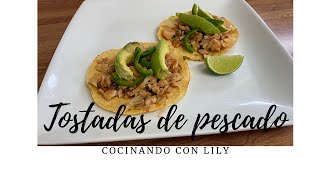 Como hacer tostadas de pescado