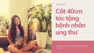 Cắt tóc hiến tặng cho các bệnh nhân ung thư | Yogi Mom