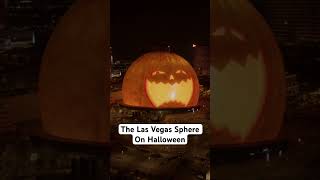 The Las Vegas Sphere On Halloween #vegas #sphere #lasvegas #halloween