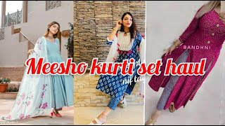 Meesho kurti set haul.. Meesho latest kurti set.. #meesho