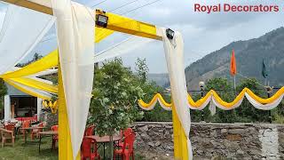 Wedding Setup At Veer Jeet Guest House Sartingle Bhaderwah (22/04/22) #RoyalDecoratorsBhaderewah