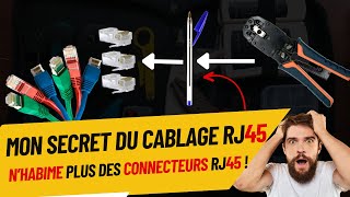 COMMENT CABLER UN RESEAU RJ45 : Tutoriel Complet pour DEBUTANTS et PROS🔌