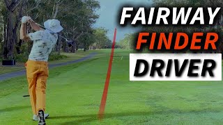 How To Hit The FAIRWAY FINDER With The DRIVER In Golf