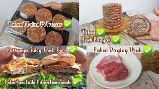 Resep Beef Patty Burger Tahan 1 Bulan