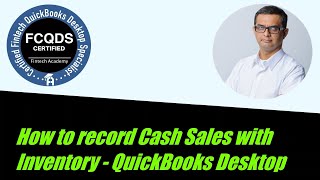 How to record Cash Sales with Inventory in QuickBooks Desktop #QuickBooks #Invoicing #Bookkeeping