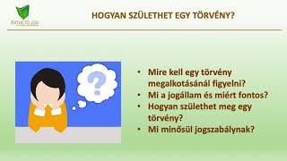 Hogyan születhet egy törvény?