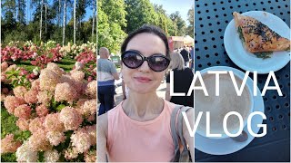 VLOG. Праздник миноги, сад гортензий, кафе в Saulkrasti, вечернее море 💙