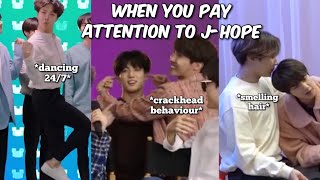 Когда вы сосредотачиваетесь только на J-Hope в интервью