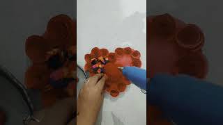 How to make a wall hanging #shorts #shortvideo #viralvideo #geetarabari #flowercraft #gujaratisinger