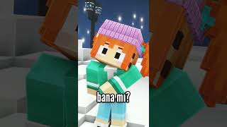 MINEGREEN Kardan Adam Yapamıyor w/@sebinchi - Minecraft #shorts