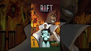 I will be selling my newest comic book “R.I.F.T VOL 1 REMASTERED” at @1rhythmsofthevillage very soon